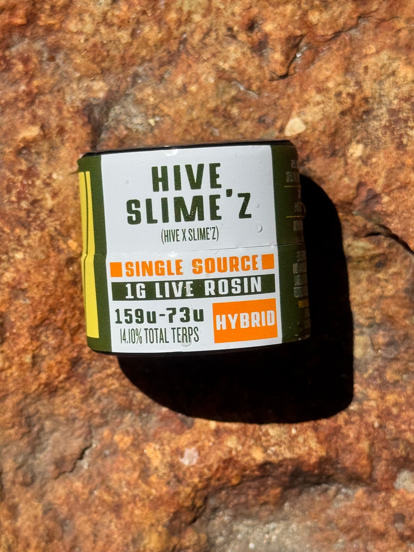 Livetia Hive Slime'z single source live rosin jar